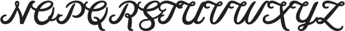 Hanley Script Reg ttf (400) Font UPPERCASE