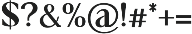 Hanoverians Regular otf (400) Font OTHER CHARS