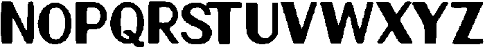 Hanoxi ttf (400) Font LOWERCASE