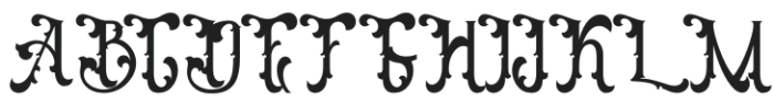Hans - Antiqiez Regular otf (400) Font UPPERCASE