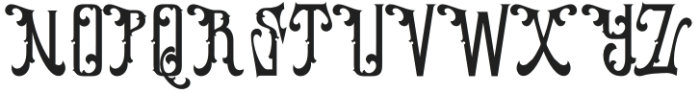 Hans - Antiqiez Regular otf (400) Font UPPERCASE