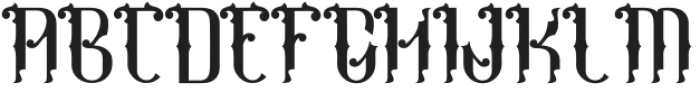 Hans - Rustley Regular otf (400) Font UPPERCASE