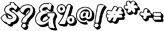 Hansley Hamelin Extrude Regular otf (400) Font OTHER CHARS