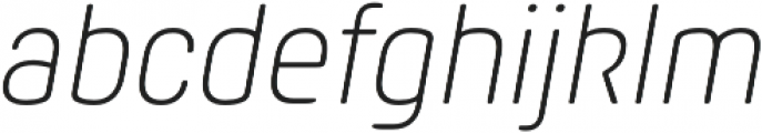 Hansom FY Light Italic otf (300) Font LOWERCASE