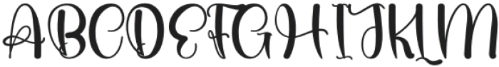 Hansome Regular otf (400) Font UPPERCASE