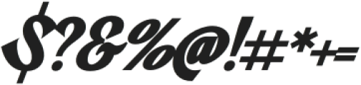 Hanstoc Script Bold otf (700) Font OTHER CHARS