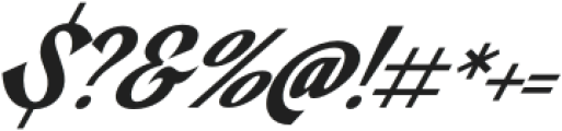 Hanstoc Script Italic otf (400) Font OTHER CHARS