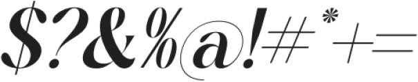 Hantepy Qablema Italic Italic otf (400) Font OTHER CHARS
