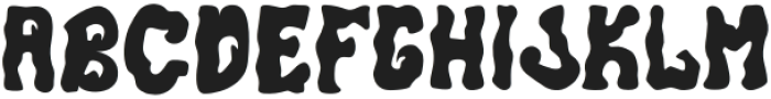 Hantra Grovis Regular otf (400) Font UPPERCASE