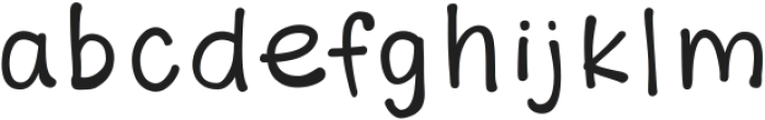 Happiest otf (400) Font LOWERCASE