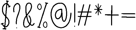 Happines Regular otf (400) Font OTHER CHARS