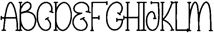 Happines Regular otf (400) Font UPPERCASE