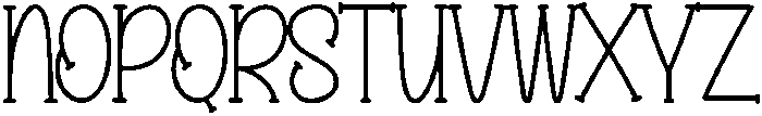 Happines Regular otf (400) Font UPPERCASE