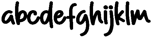 Happiness Regular otf (400) Font UPPERCASE