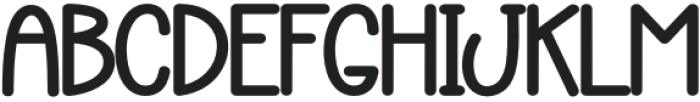 Happy Alphabet Regular otf (400) Font UPPERCASE