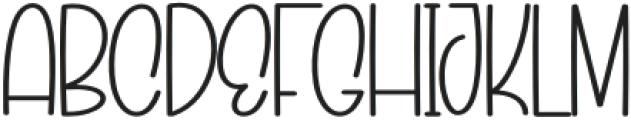 Happy Angelina Regular otf (400) Font UPPERCASE