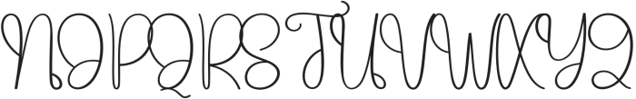 Happy Another Regular otf (400) Font UPPERCASE