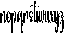 Happy Birthday Regular otf (400) Font LOWERCASE