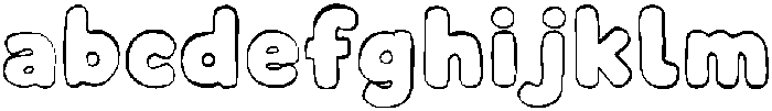 Happy Bold Outline Regular otf (700) FONT
