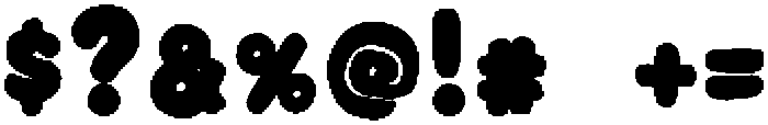 Happy Bold Regular otf (700) Font OTHER CHARS