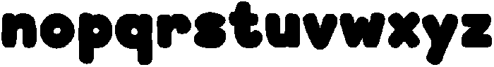 Happy Bold Regular otf (700) Font LOWERCASE