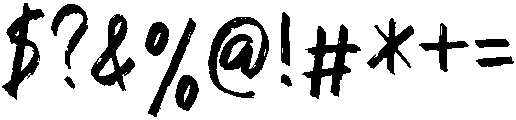Happy Camper Regular otf (400) Font OTHER CHARS