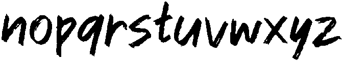 Happy Camper Regular otf (400) Font LOWERCASE