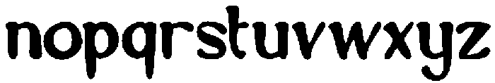 Happy Chompy otf (400) Font LOWERCASE
