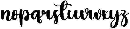 Happy Christmas Regular otf (400) Font LOWERCASE