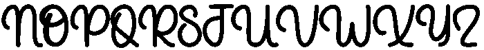 Happy Christmas Regular otf (400) Font UPPERCASE