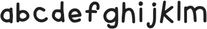 Happy Crayon Bold Regular otf (700) Font LOWERCASE