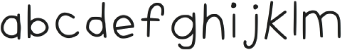 Happy Crayon Regular otf (400) Font LOWERCASE