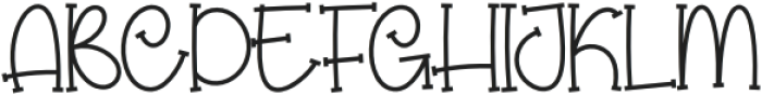 Happy Daddy Regular otf (400) Font UPPERCASE