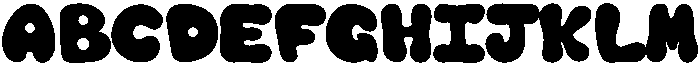Happy Day Regular otf (400) Font UPPERCASE