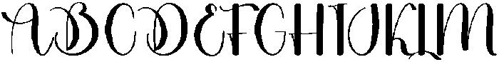 Happy Delighful Regular otf (400) Font UPPERCASE