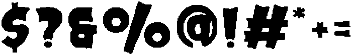 Happy Dough otf (400) Font OTHER CHARS