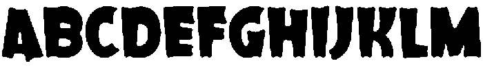 Happy Dough otf (400) Font UPPERCASE