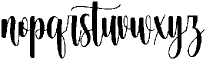 Happy Easter otf (400) Font LOWERCASE