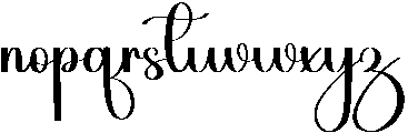 Happy Everyday Regular otf (400) Font LOWERCASE