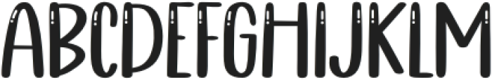 Happy Everyday Regular otf (400) Font UPPERCASE