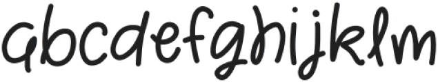 Happy First Day Handwriting otf (400) Font LOWERCASE