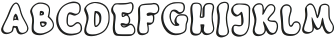 Happy Groovy Regular otf (400) Font UPPERCASE