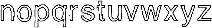 Happy Hollow Medium otf (500) Font LOWERCASE