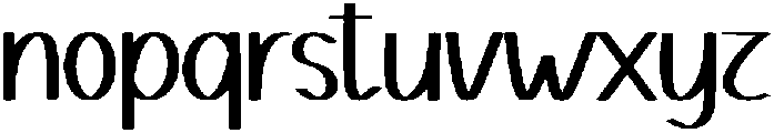 Happy Jasmine Regular otf (400) Font LOWERCASE