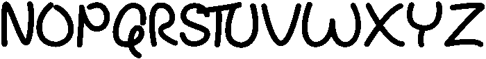 Happy Kids Regular otf (400) Font UPPERCASE