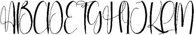 Happy Kids Regular otf (400) Font UPPERCASE