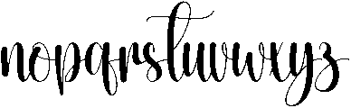 Happy Kids Regular otf (400) Font LOWERCASE
