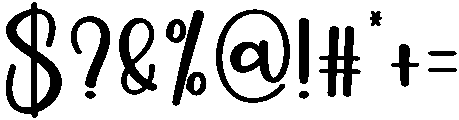 Happy Moment Regular otf (400) Font OTHER CHARS