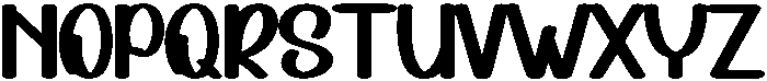 Happy Monday Regular otf (400) Font UPPERCASE