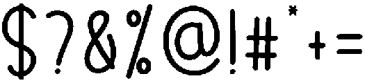 Happy Monday Regular otf (400) Font OTHER CHARS